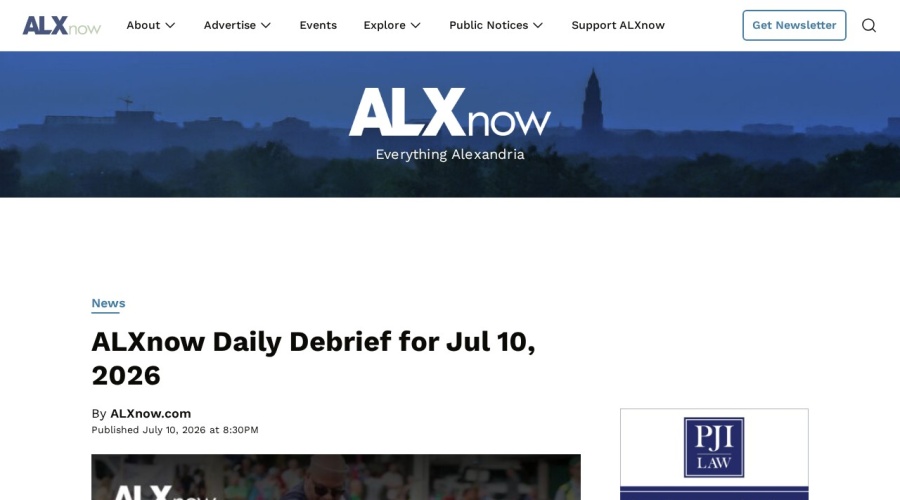Screenshot of alxnow.com