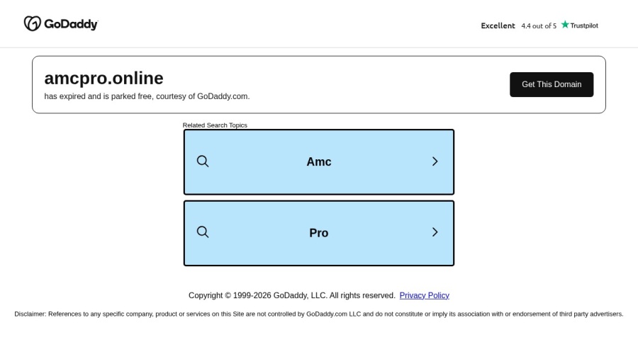 Screenshot of amcpro.online
