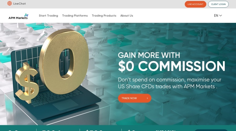 Screenshot of apmmarketsvr.com