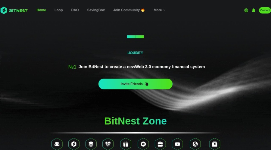 Screenshot of bitnest.me