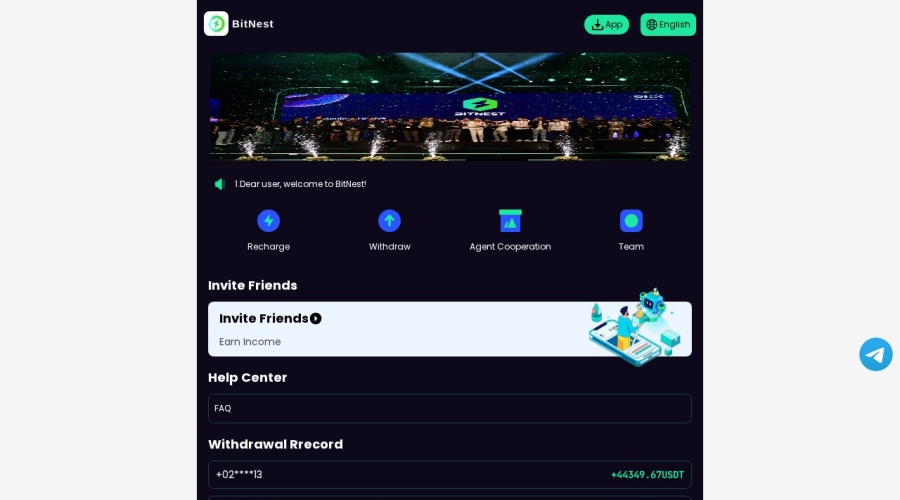 Screenshot of bitnest.xin