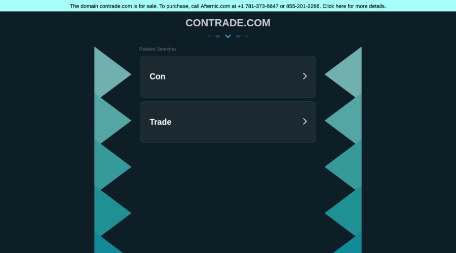 Screenshot of contrade.com