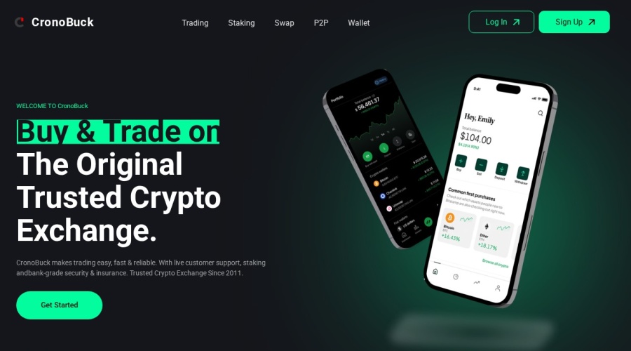 Screenshot of cronobuck. com