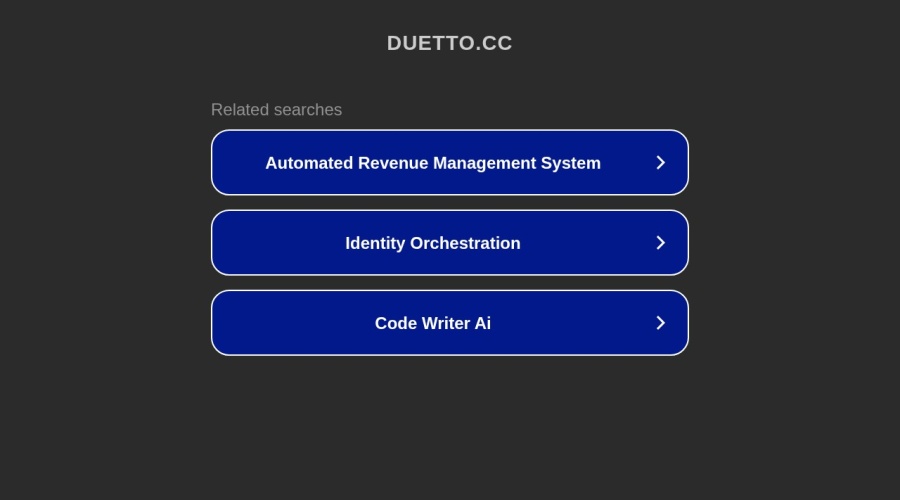 Screenshot of duetto.cc
