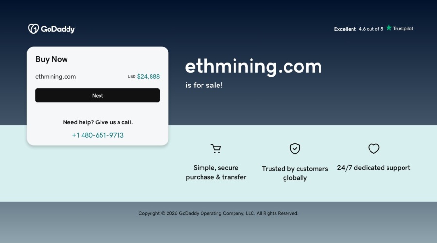 Screenshot of ethmining.com