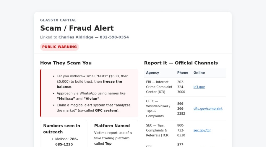 Screenshot of glasstxcapital.com