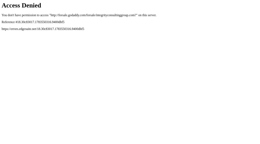 Screenshot of integrityconsultinggroup.com