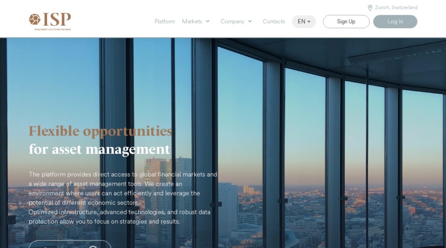 Screenshot of isptraders.com