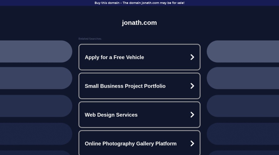 Screenshot of jonath.com
