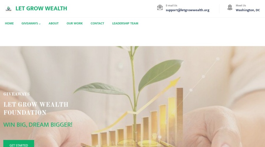 Screenshot of letgrowwealth.org