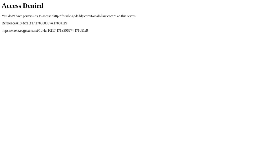 Screenshot of lssc.com