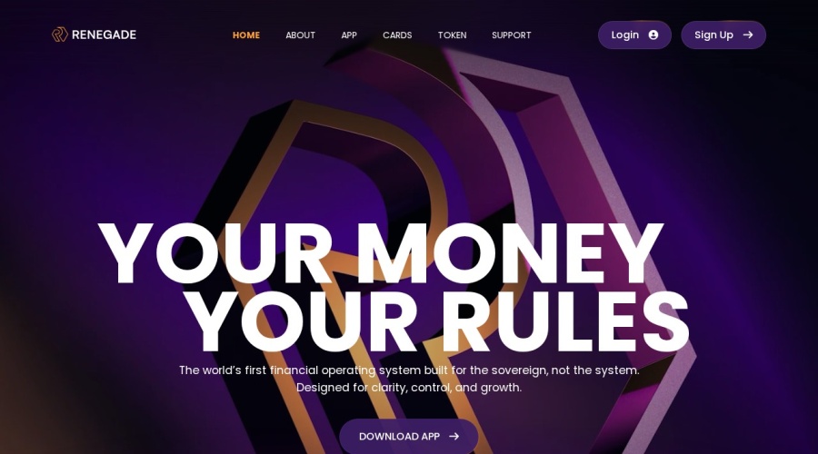 Screenshot of myrenegade.net