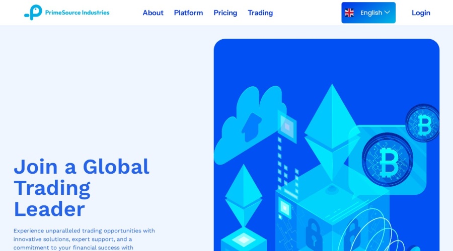 Screenshot of primesourceind.com