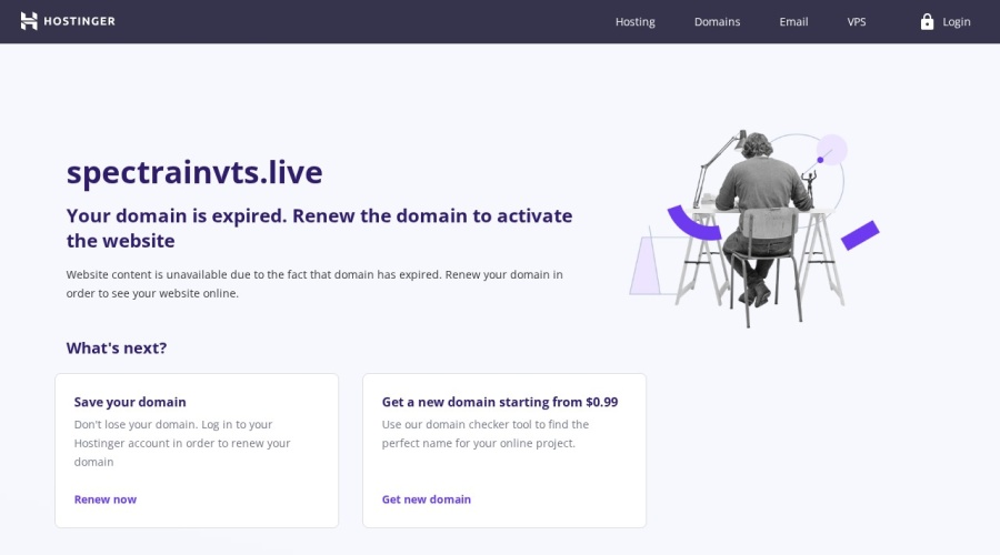 Screenshot of spectrainvts.live