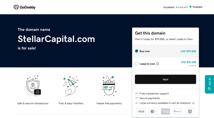 Screenshot of stellarcapital.com