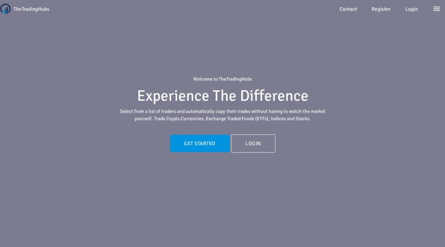 Screenshot of thetradinghubs.net