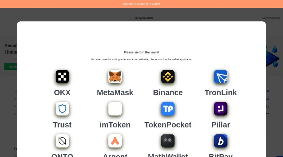 Screenshot of tokenblockv.top