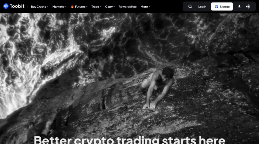 Screenshot of toobit.com