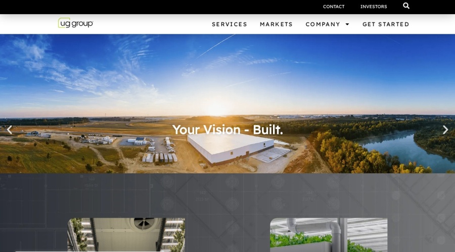 Screenshot of urban-gro.com