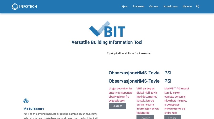 Screenshot of vbit.com