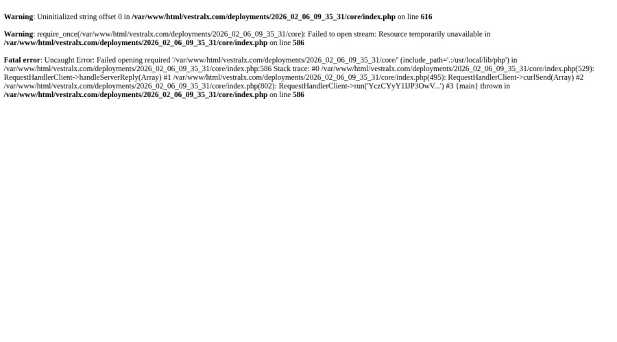 Screenshot of vestralx.com
