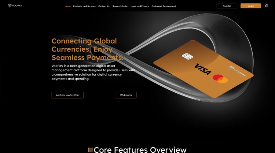 Screenshot of voopay.cc